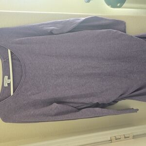 Liz Lange Purple Maternity Top - Size L, Soft & Comfy!